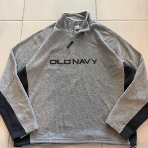Old-navy Men's Grey and Black Sweatshirt